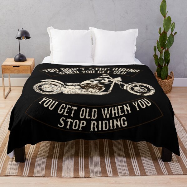 Item preview, You Get Old When You Stop Riding designed and sold by eddyscanyon.