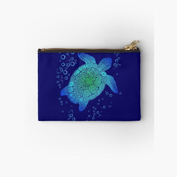 Item preview, Ocean Blue Tribal Sea Turtle Honu Turtle Lover Gift designed and sold by GreenSplash.