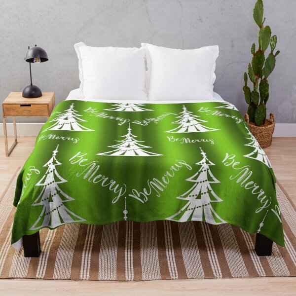 Item preview, Be Merry Green Modern Christmas designed and sold by GraphicAllusion.