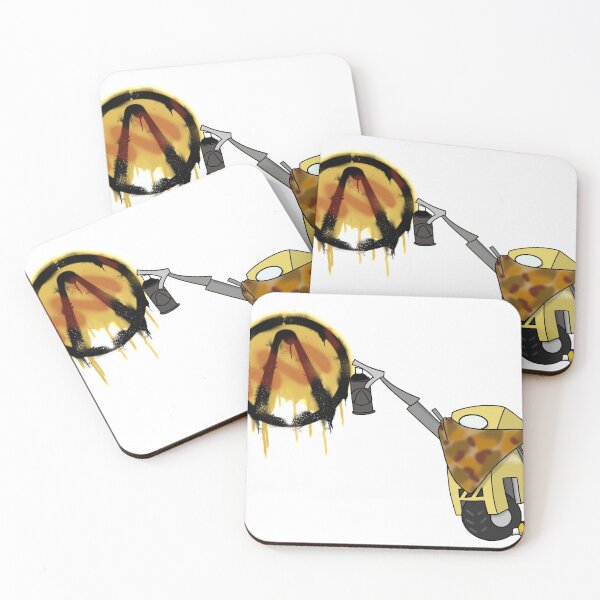 Item preview, Borderlands Claptrap Graffiti designed and sold by Stinky1138.