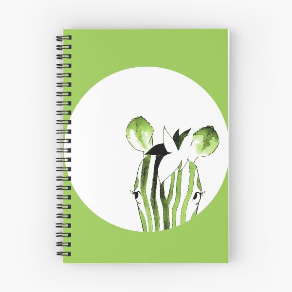 Item preview, Green Watercolour Zebra designed and sold by Blank Expectations.