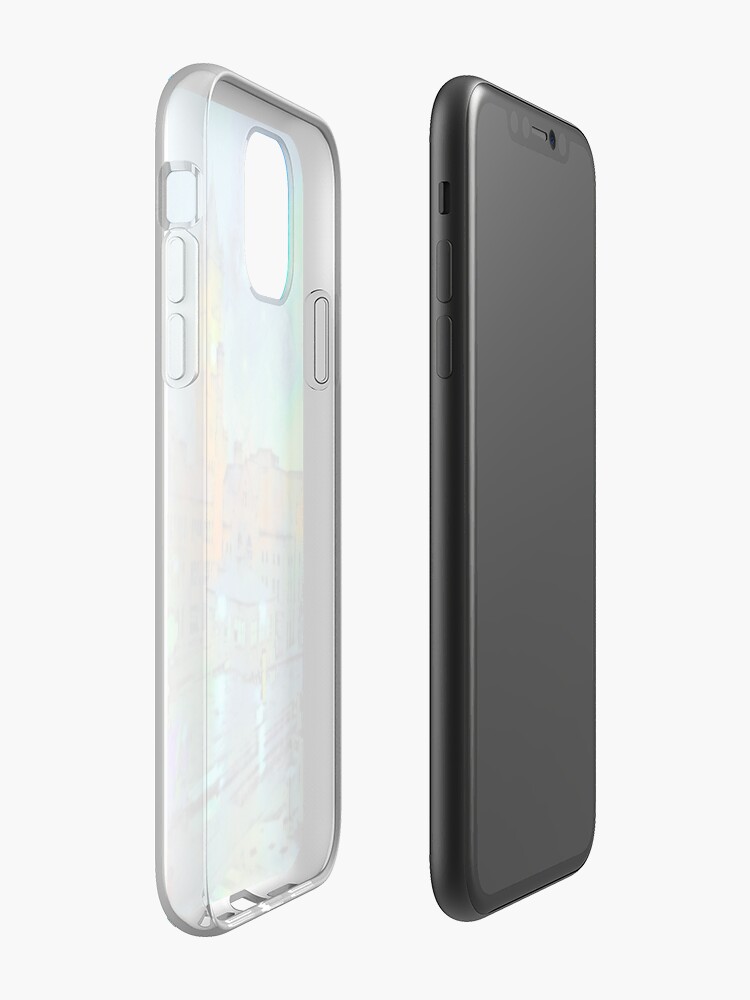 Alternate view of Clock Tower in Rain iPhone Case & Cover