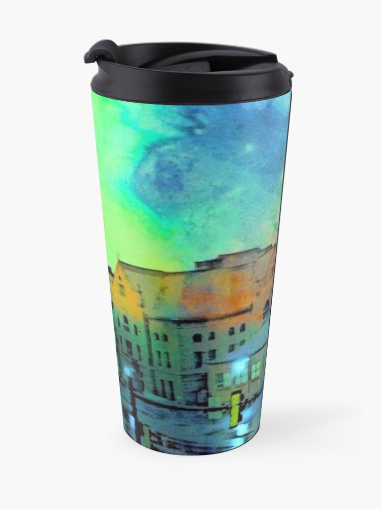 Alternate view of Clock Tower in Rain Travel Mug