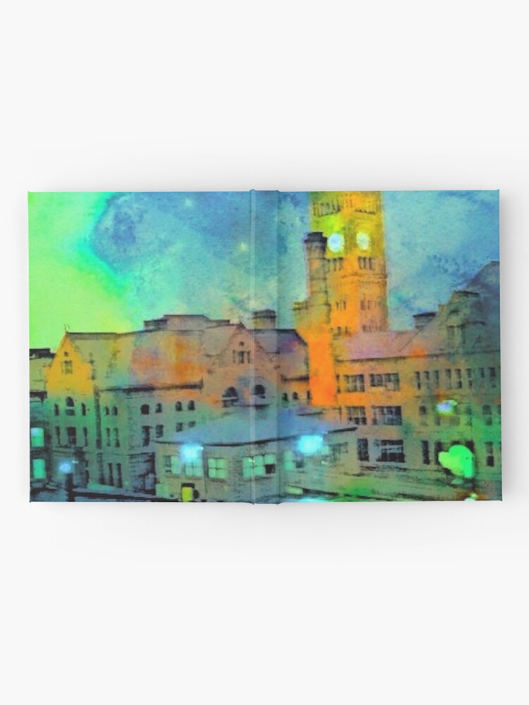 Alternate view of Clock Tower in Rain Hardcover Journal