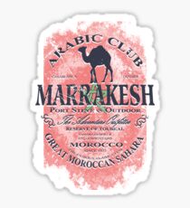 Sahara camel - Morocco Flag Sticker