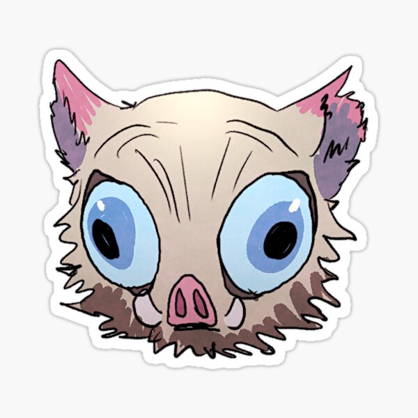 Inosuke Fisheye Lens Emoji Sticker