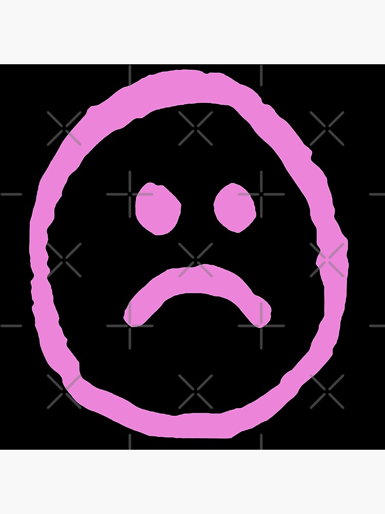 Lil Peep Sad Face Logo
