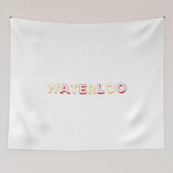 Item preview, Waterloo Graphic (Red + Gold Variant) designed and sold by Everyday Designs.