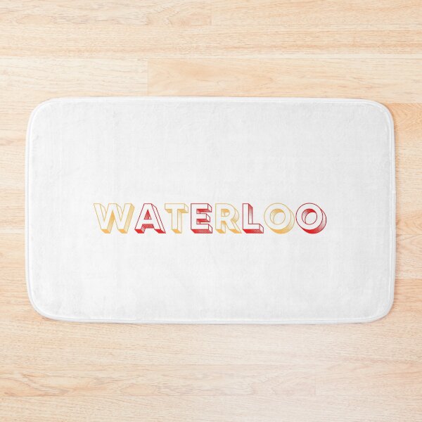 Item preview, Waterloo Graphic (Red + Gold Variant) designed and sold by Everyday Designs.