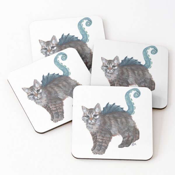 Item preview, Octopuss Seaberian Forest Cat designed and sold by raisanenramosstudio.