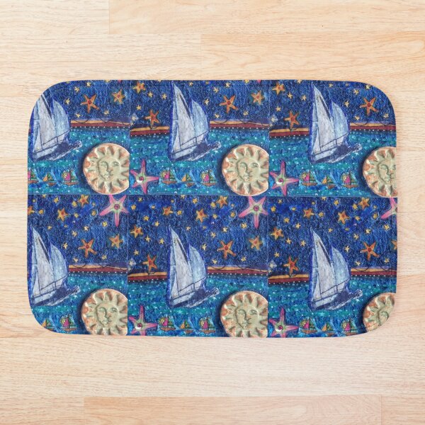 Starlight Cruise Bath Mat