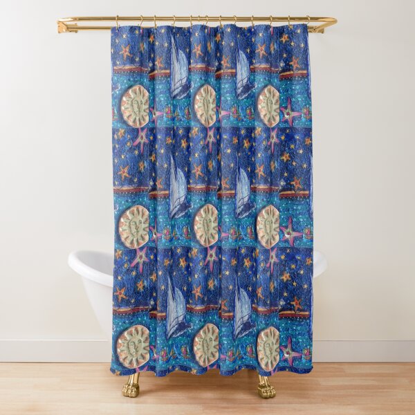Starlight Cruise Shower Curtain