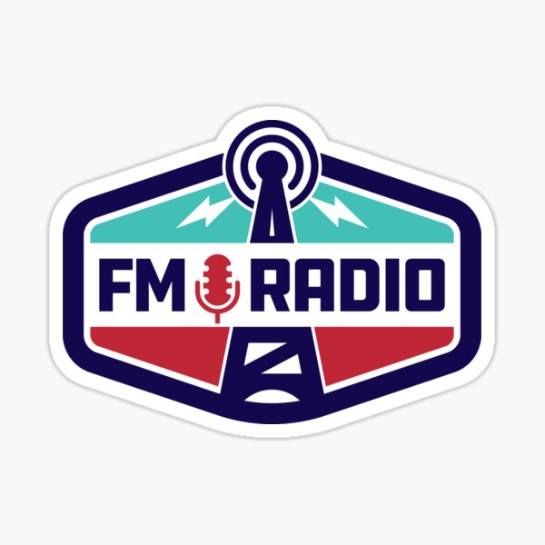 Item preview, FM Radio Retro Badge designed and sold by peterjrees.