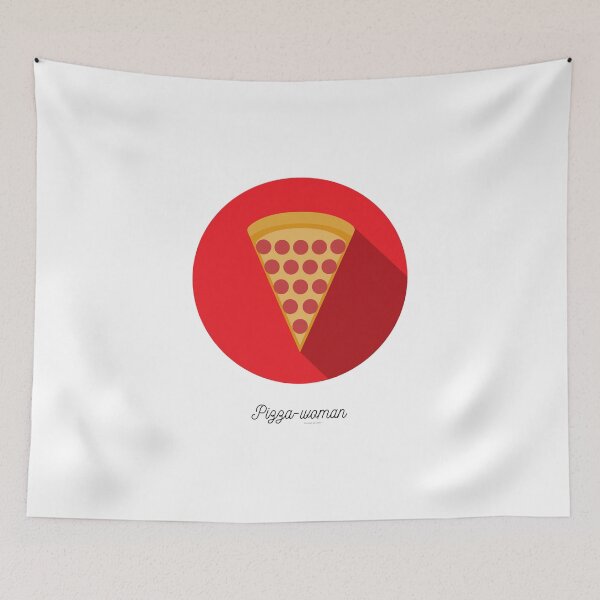 Item preview, Pizza-woman designed and sold by TextyQuotes.