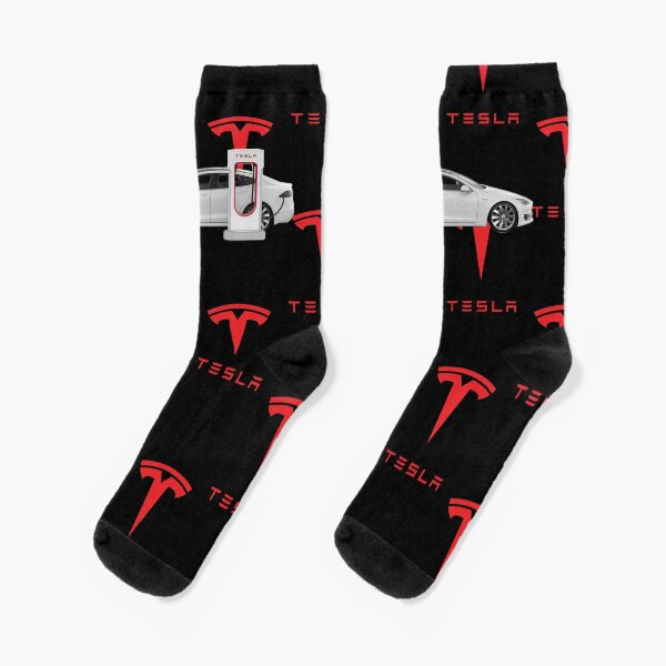 Tesla Charging at Supercharger Socks Socks