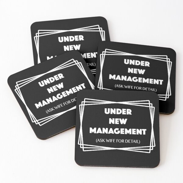 Item preview, Under New Management Ask Wife for Detail designed and sold by onicon.