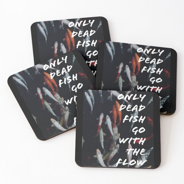 Item preview, Only dead fish go with the flow designed and sold by buzzmarshall.