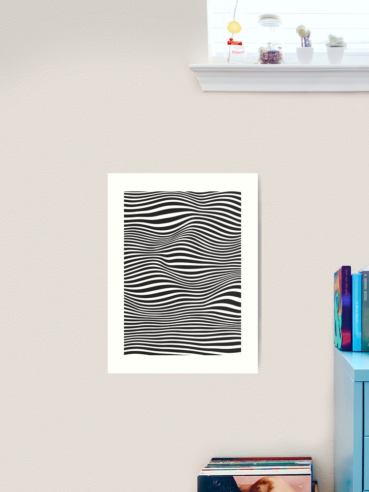 HD wallpaper: black and white, optical illusion, monochrome