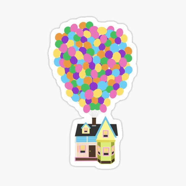 Up House Sticker / up Balloons Decal / up Movie Inspired Sticker / up House  Vinyl 