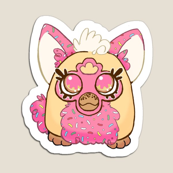 Furby Sprinkle Cake Doughnut Magnet