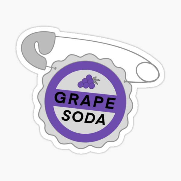 Item preview, Grape Soda Up Sticker designed and sold by annielinnart.