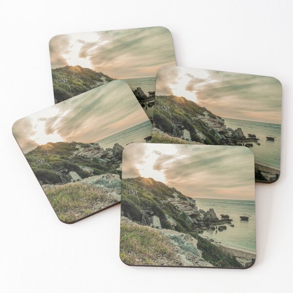 Item preview, Sun Setting on a Peaceful Ocean Scene designed and sold by Abbie Heuer.