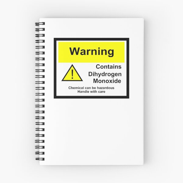 Item preview, Chemical Warning Sign: Dihydrogen Monoxide designed and sold by LastLittleBird.