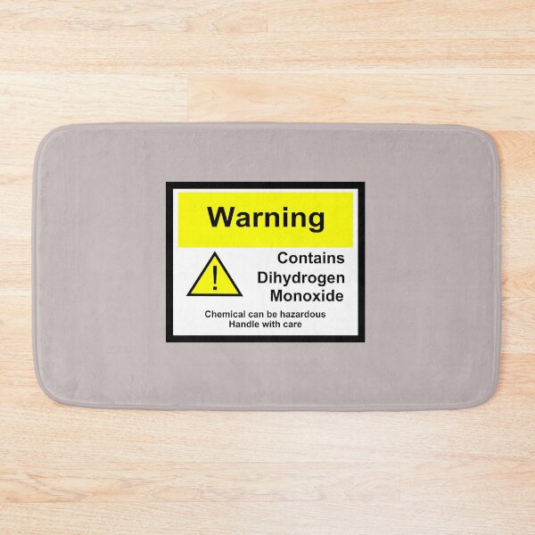 Item preview, Chemical Warning Sign: Dihydrogen Monoxide designed and sold by LastLittleBird.