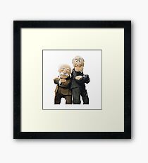 Statler and Waldorf Framed Print