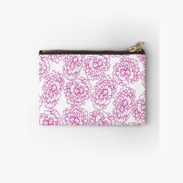 Item preview, Pink Floral Outline Pattern designed and sold by Blkstrawberry.