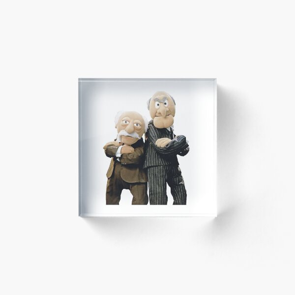 Statler and Waldorf Acrylic Block