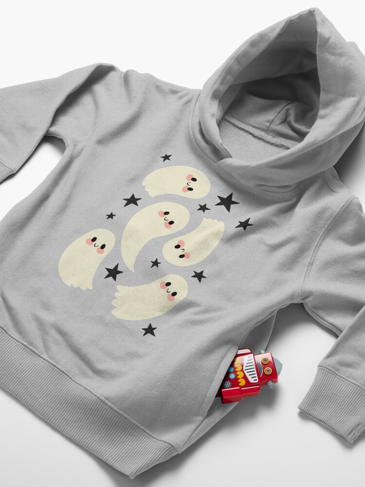 Alternate view of Cute Ghosts Toddler Pullover Hoodie