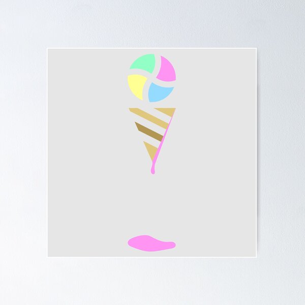 Item preview, Helado con goteo rosa designed and sold by jn-designs.