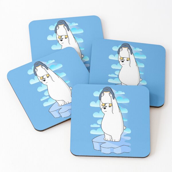 Item preview,  Polar Bear & Baby Penguin King  designed and sold by therealsadpanda.