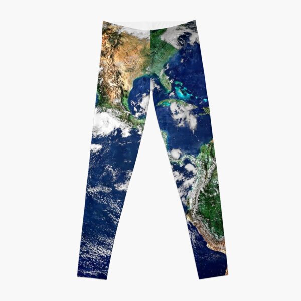 Earth print leggings best sale