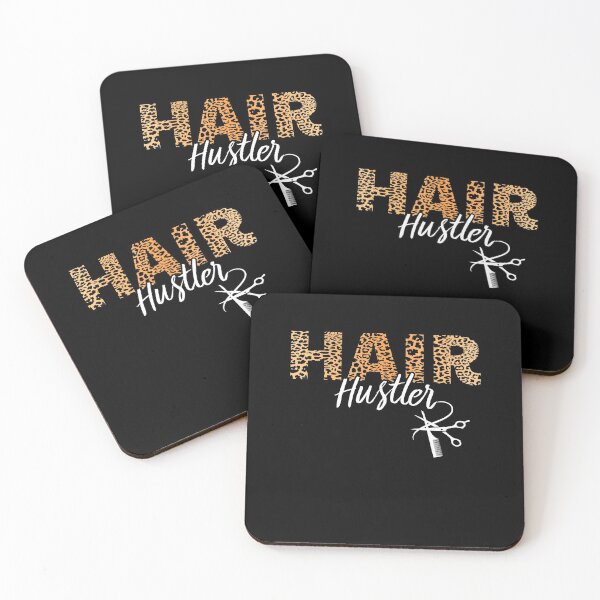 Aperçu de l'œuvre Cadeau de coiffeur coiffeur coiffeur coiffeur léopard cheveux créée et vendue par Dressed For Duty.