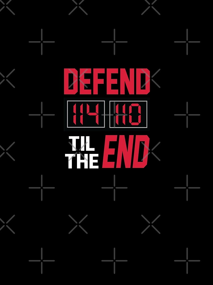 'Defend Til The End' (Black) by TheButtonGal