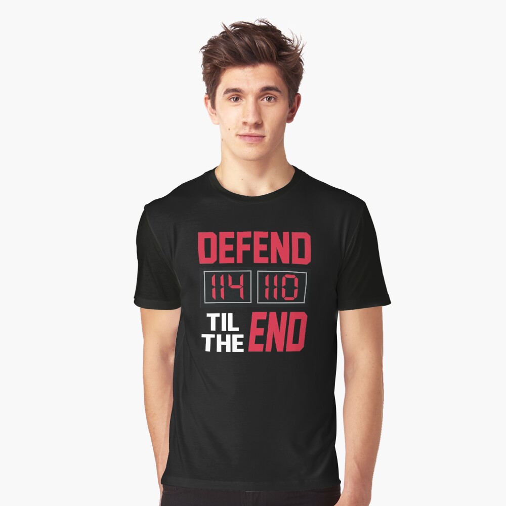 'Defend Til The End' (Black) Graphic T-Shirt