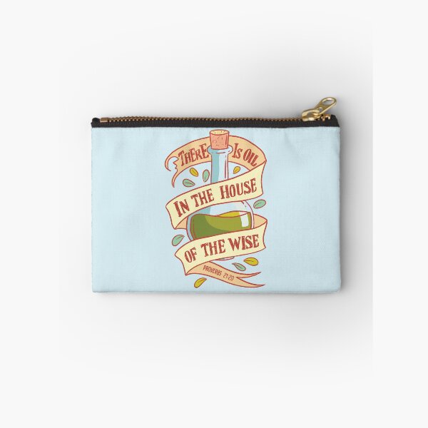 Item preview, There Is Oil In The House Of The Wise Bible Quote designed and sold by Sandra78.