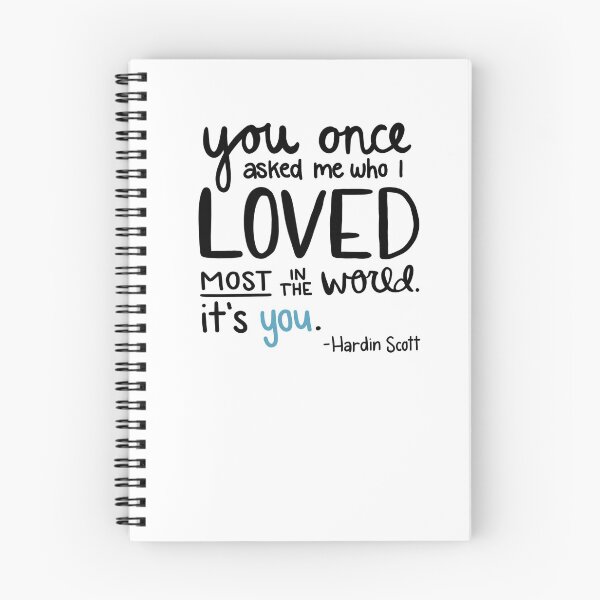 Item preview, You once asked me who I loved most in the world - Hardin Scott designed and sold by livcolorful.