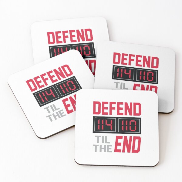 Item preview, 'Defend Til The End' (White) designed and sold by The Button Gal.