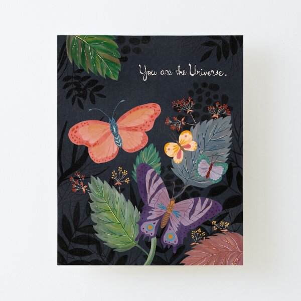 You Are The Universe Canvas Mounted Print