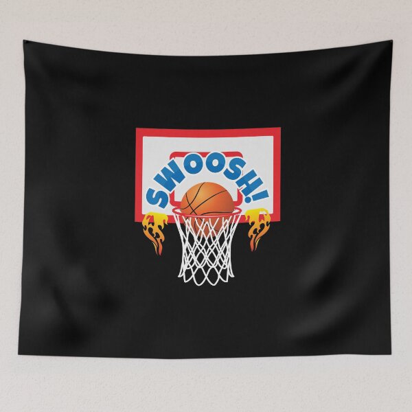 Item preview, 'Swoosh!' (Black) designed and sold by The Button Gal.