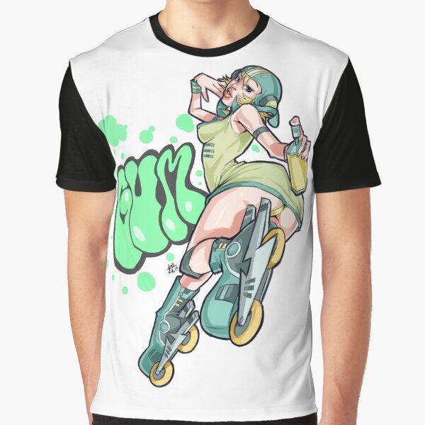 Vista previa del artículo con la obra «Chicle del futuro de Jet Set Radio», diseñado y vendido por LosGee.