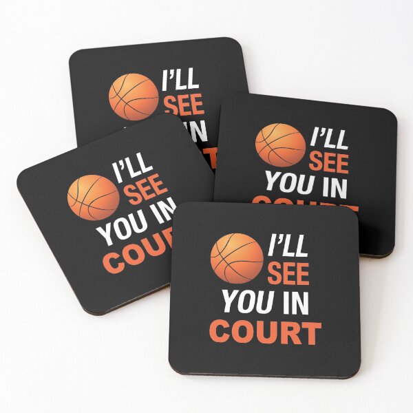 Item preview, 'I'll See You In Court' (Black) designed and sold by The Button Gal.