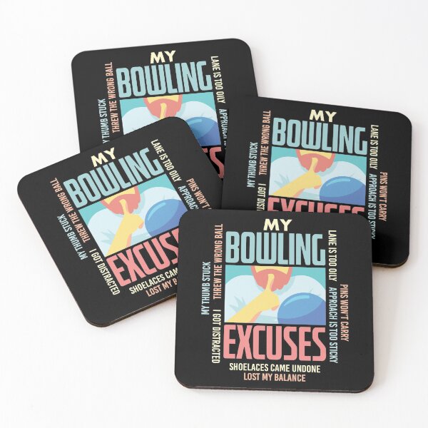 Item preview, My Bowling Excuses Bowler Gift Idea designed and sold by Sandra78.