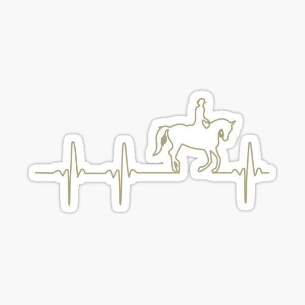 Horse Heart Rate Stickers for Sale