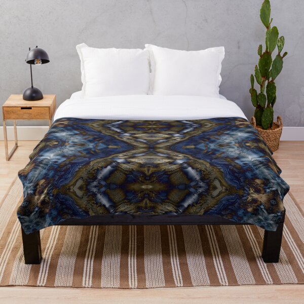 Wood and Water Throw Blanket