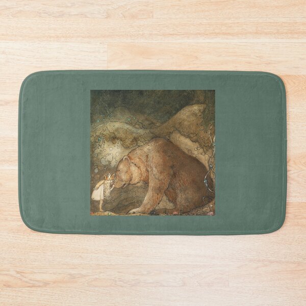 Item preview, Princess and Bear illustration by John Bauer designed and sold by immortalpeaches.