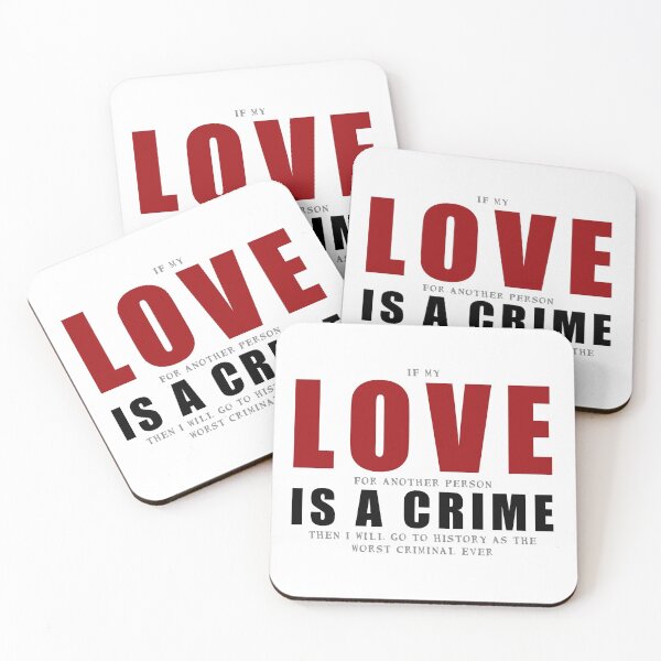 Item preview, If LOVE is a CRIME... designed and sold by Andy Renard.
